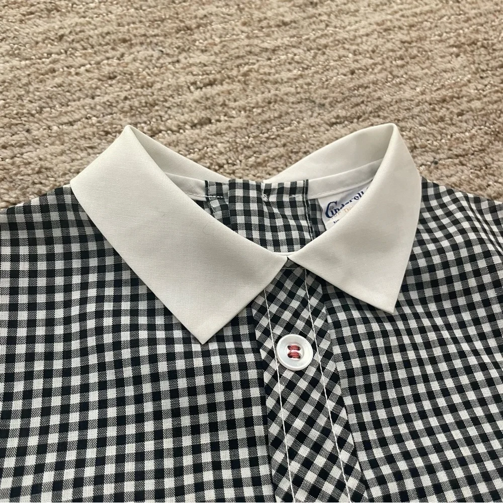 CINDERELLA Vintage Checkered Dress